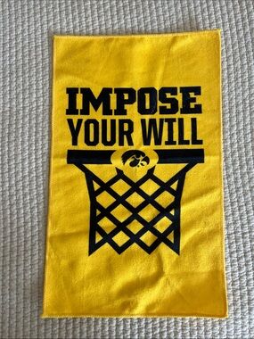 Iowa Hawkeye Yellow Home Bath Towel